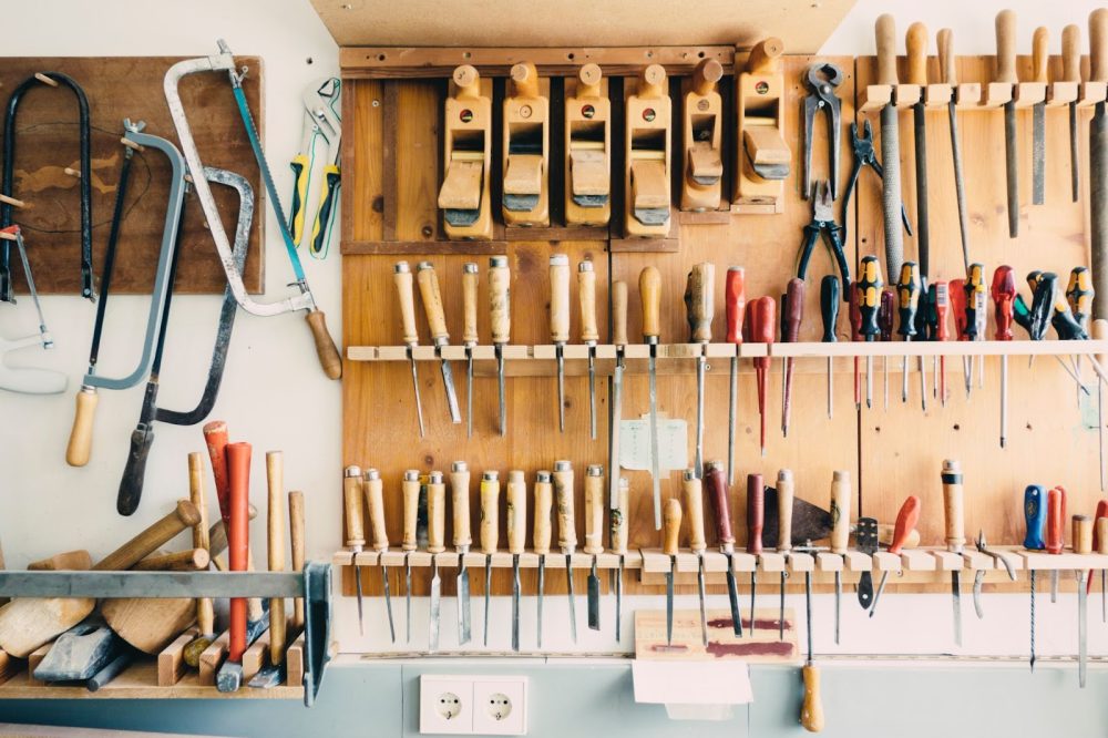 Freelance Carpenter organized tools